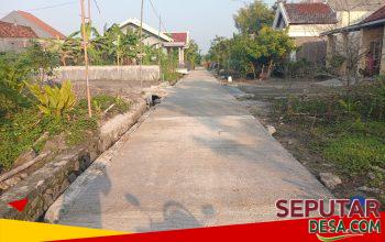 Pemerintah Desa Pojokulon Selesaikan Pembangunan Rabat Beton Jalan Lingkungan Program Desa Mantra 2026