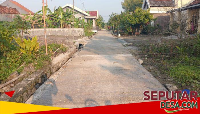 Pemerintah Desa Pojokulon Selesaikan Pembangunan Rabat Beton Jalan Lingkungan Program Desa Mantra 2026