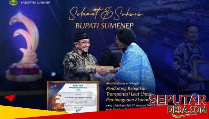 Pemkab Sumenep Raih Penghargaan East Java Maritime Awards 2026