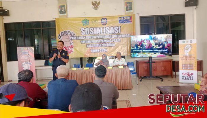 Gempur Rokok Ilegal: Edukasi Humanis Bea Cukai & Satpol PP Sidoarjo Dorong Warga Candi Lebih Cerdas Memilih