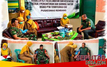 Prajurit Sehat, Tugas Kuat: Personel Koramil 12/Rembang Jalani Skrining Kesehatan