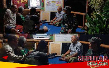Jaga Kondusifitas Wilayah, Babinsa Koramil 0819/22 Purwodadi Aktif Patroli Siskamling
