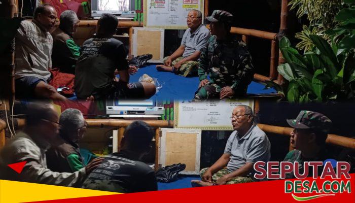 Jaga Kondusifitas Wilayah, Babinsa Koramil 0819/22 Purwodadi Aktif Patroli Siskamling
