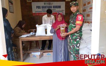 Babinsa Purwodadi Dampingi Penyaluran Bantuan Pangan 2026, Wujud Kepedulian Pemerintah kepada Masyarakat