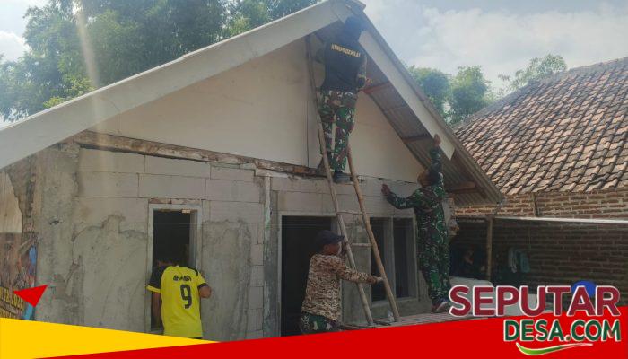 Kodim 0819/Pasuruan Percepat Pembangunan RTLH untuk Warga Desa Kurung