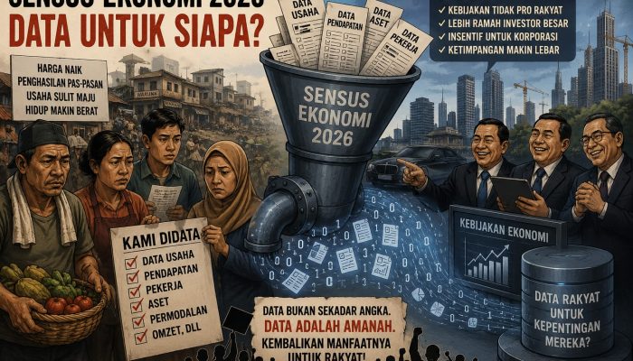 Sensus Ekonomi 2026: Rakyat Didata, Tapi Siapa yang Menikmati Datanya?