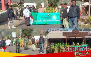 Sinergitas TNI–Polri Kawal Meriah Pawai Ta’aruf Grebek Suro di Tosari