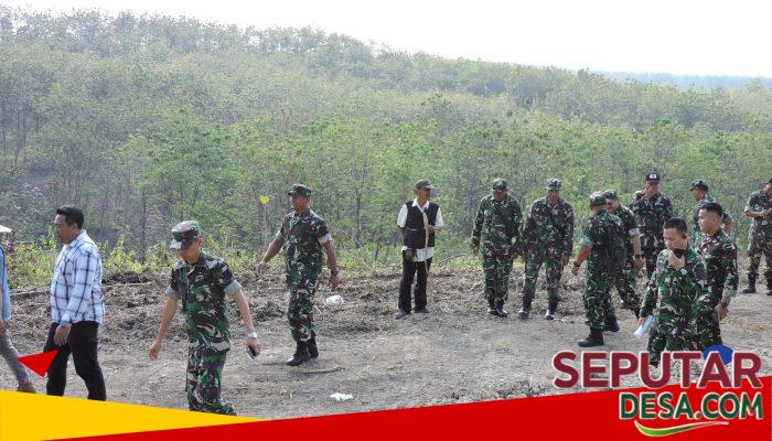 Dandim Grobogan Dampingi Tim Kemenhan RI Survei Lokasi Pembangunan Yin TP di Kalimaro 