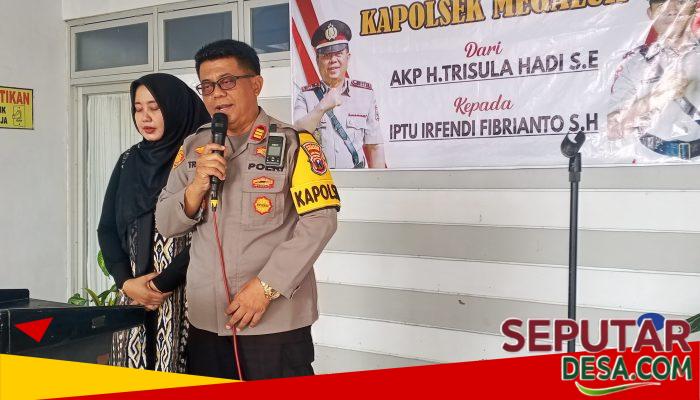 Pamit Kenal Kapolsek Megaluh, Iptu Irfendi Fibrianto Siap Perkuat Sinergi dan Kamtibmas