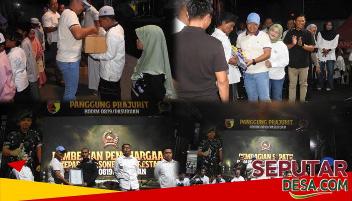 Panggung Prajurit Kodim 0819 Pasuruan Jadi Ajang Apresiasi, Kepedulian, dan Penguatan Moril Prajurit