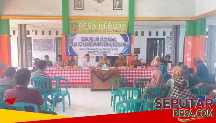 Sofiyudin Resmi Jabat Kades Antar Waktu Keboan, Ditetapkan Lewat Musdes Ketat Selisih Satu Suara dan Dilantik Bupati Jombang