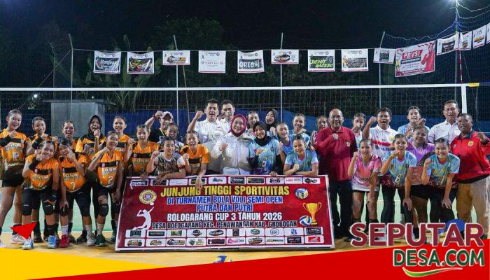 Ketua DPRD Grobogan Hadiri Turnamen Bola Voli Bologarang Cup III 2026, Dukung Lahirnya Bibit Atlet Berprestasi