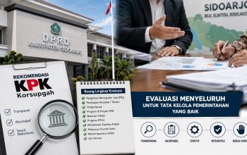DPRD Sidoarjo Tegaskan Rekomendasi KPK Tak Hanya Soal Pokir, tetapi Menyeluruh pada Tata Kelola Pemerintahan
