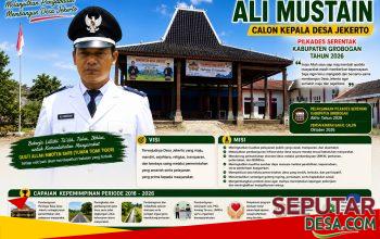Ali Mustain S.H. Siap Maju Kembali pada Pilkades Serentak 2026, Lanjutkan Pembangunan Desa Jekerto