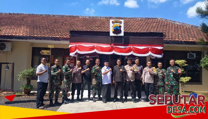 HUT Bhayangkara ke-80, Koramil 04/Tanjung Kunjungi Polsek Tanjung, Perkuat Sinergitas TNI-Polri