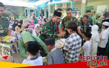 Maknai 1 Muharram 1448 H, Koramil Gadingrejo dan Koramil Kota Pasuruan Santuni 34 Anak Yatim