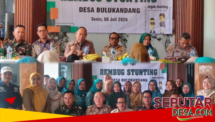 Rembuk Stunting Desa Bulukandang, Babinsa Tegaskan Komitmen Wujudkan Generasi Sehat