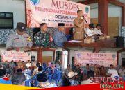 Serda Muzaki Hadiri Musdes, Perkuat Sinergi Bangun Desa Puspo