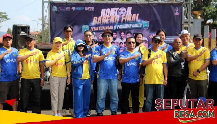 Nonton Bareng PESIK Lawan Pasuruan United di Taman Kota Kuningan