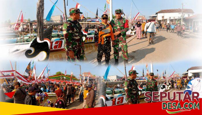 Wujud Sinergi TNI dan Masyarakat Pesisir, Babinsa Koramil 0819/03 Kraton Amankan Tradisi Petik Laut
