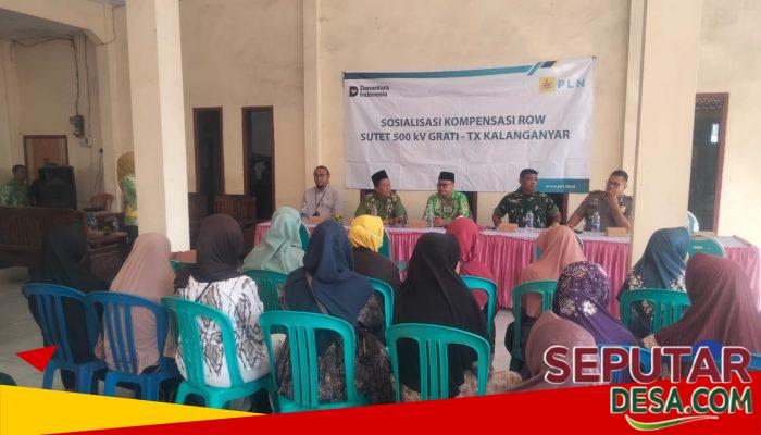 Kawal Proses Kompensasi ROW SUTET, Danramil Gondangwetan Hadir di Tengah Masyarakat