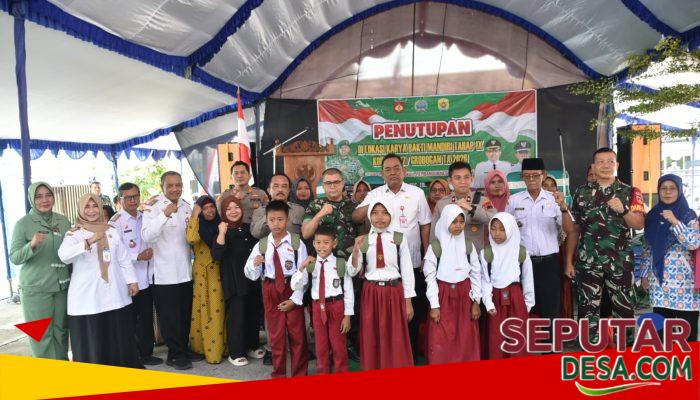 Karya Bakti Mandiri Kodim 0717/Grobogan Tahap IX Resmi Ditutup di Desa Genengadal
