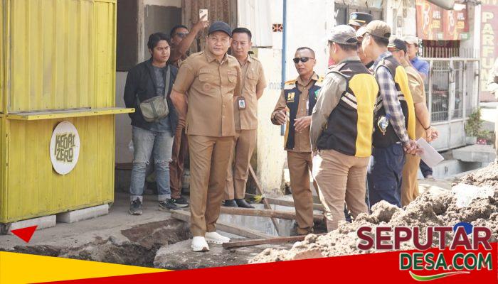 Tinjau Pembangunan Jalan Bluru Kidul, Bupati Subandi Minta Kontraktor Serap Pekerja Lokal dan Selesai Tepat Waktu