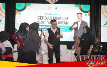 Komisi IX DPR RI Bersama BBPOM Semarang Gelar Sosialisasi Cerdas Memilih Obat yang Aman, Edy Wuryanto: Masyarakat Harus Jadi Konsumen Cerdas