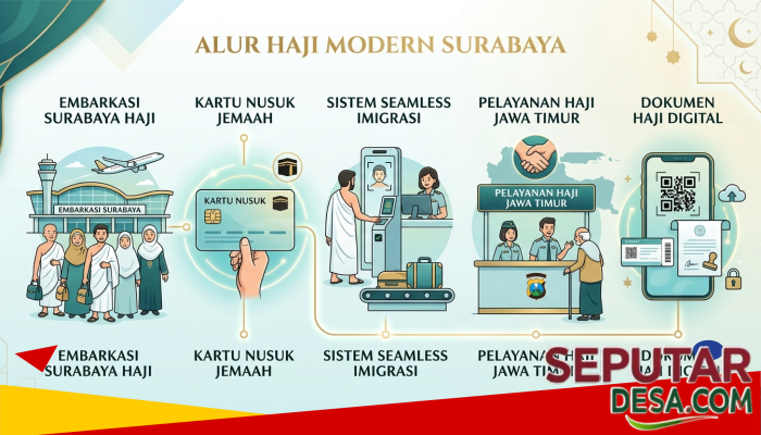 Embarkasi Surabaya Memanusiakan Jemaah Haji dari Desa