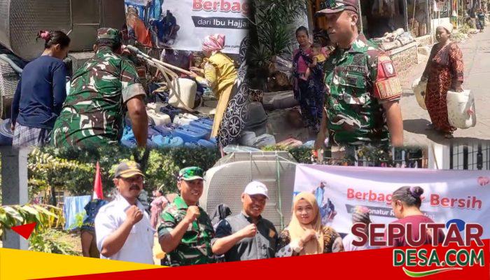 Hadapi Kemarau, Babinsa Bersama Rumah Zakat Bantu Pasok Air Bersih