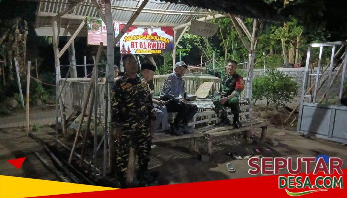 Perkuat Keamanan dan Kekompakan Warga, Babinsa Plinggisan Intensifkan Patroli Siskamling