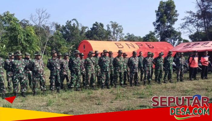 Kapten Inf Yulius Pimpin Apel On Call dan BPBD dalam Rangka Siaga Bencana Karhutla di Prigen