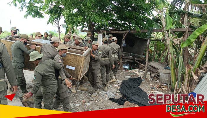 Pemkab Sidoarjo Tuntaskan Penataan Kawasan, 21 Lapak di Eks Lokalisasi Krengseng Diratakan