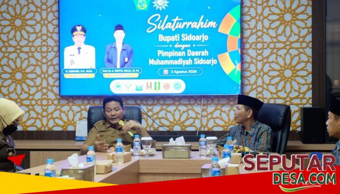 Menguatkan Harmonisasi, Bupati Subandi Laksanakan Silaturahmi ke PDM Sidoarjo