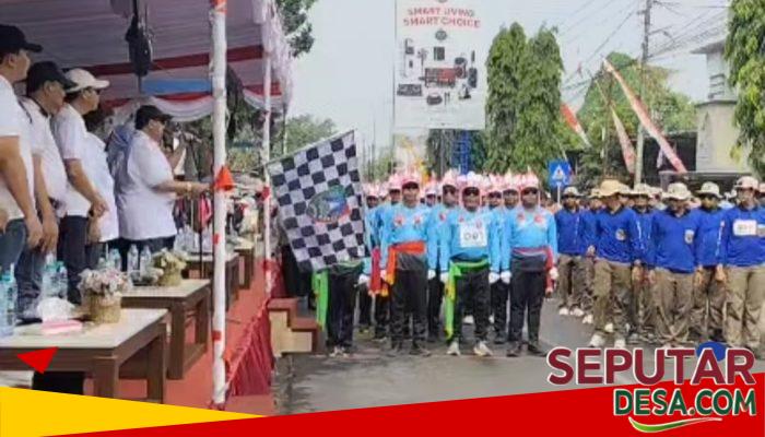 Bupati Warsubi Berangkatkan 162 Peserta Gerak Jalan ROJO 2026, Peserta Kelahiran 1952 Turut Ambil Bagian