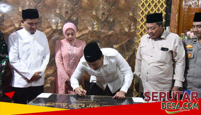 Bupati Subandi Resmikan Masjid dan TPQ Al-Hibah Sedatigede, Puji Kekompakan Warga