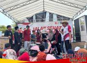 Jalan Sehat HUT ke-81 RI di Desa Megaluh Meriah, Warga Tumpah Ruah hingga Hadiah Motor Listrik