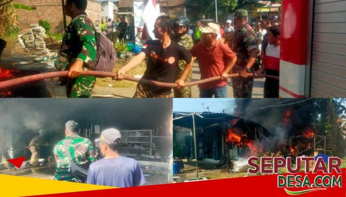 Bakar Sampah Berujung Kebakaran, Rumah Warga Kutorejo Pandaan Nyaris Ludes Dilalap Api