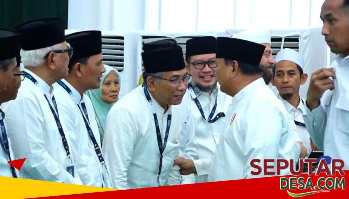 Prabowo Bisik Sesuatu ke Gus Yahya di Penutupan Muktamar NU, Apa yang Dibicarakan?