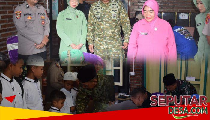 HUT ke-81 TNI, Kodim Pasuruan Gandeng Ningsih Tinampi Gelar Khitan Massal dan Bakti Sosial