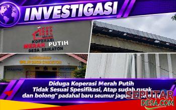 Dugaan Informasi Angaran Kopdes Turun Tidak Sesuai, Terbukti Dengan Adanya fakta Lapangan, Atap Gedung Sudah Rusak Dan Berlobang, Matrial Tidak Sesuai Spesifikasi