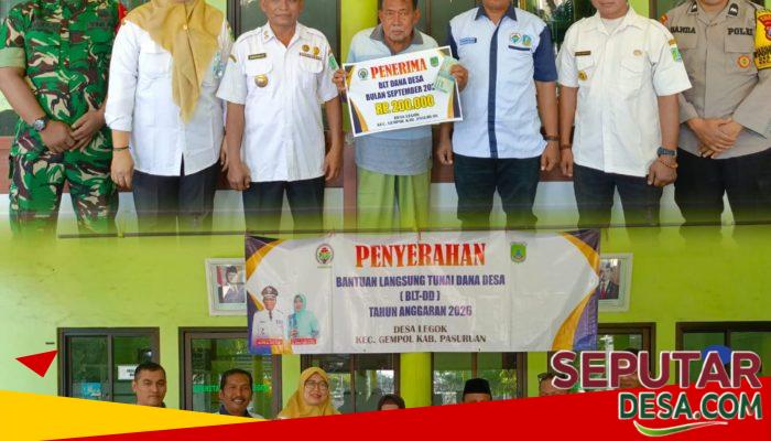 Pastikan Bantuan Tepat Sasaran, Babinsa Legok Dampingi Penyaluran BLT-DD