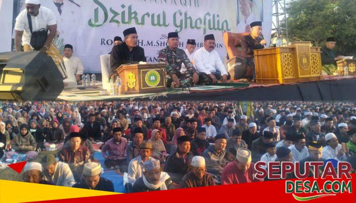 Lestarikan Kearifan Lokal, Danramil Purwosari Hadiri Manaqib dan Selamatan Desa Kertosari