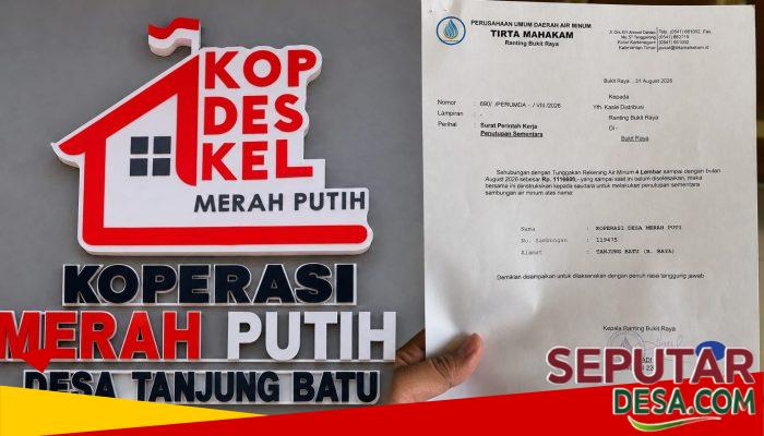 Koperasi Desa Merah Putih Tanjung Batu Belum Beroperasi, Malah Kena SPK Penutupan PDAM: Siapa Harus Bertanggung Jawab?