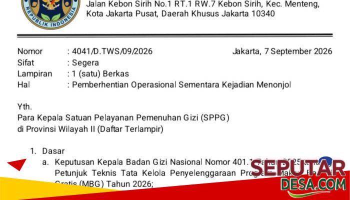38 SPPG di Jombang Diberhentikan Sementara, SPPG Podoroto Klarifikasi Ada Kesalahan Data
