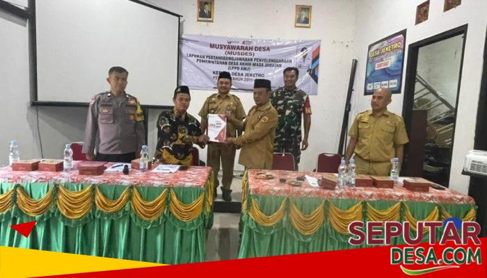 Musdes Jeketro, LPPD AMJ Kades Ali Mustain Diterima, Siap Maju Lagi di Pilkades 2026