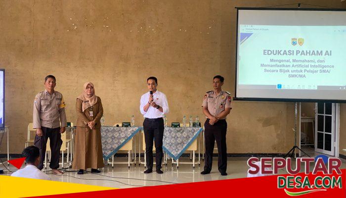Wujudkan Generasi Muda Cerdas Digital, Polres Jombang Edukasi Pelajar tentang AI