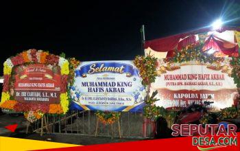 Karangan Bunga Kapolda, Wagub Jatim, dan Wali Kota Surabaya Hiasi Tasyakuran Khitanan Putra Ketua Umum Aliansi Madura Indonesia
