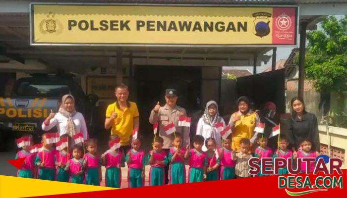Polsek Penawangan Sambut Ceria Anak PAUD dalam Kegiatan Polisi Sahabat Anak