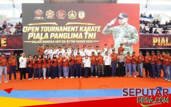 3.050 Karateka dari 152 Kontingen se-Indonesia Bertanding di GOR Ken Arok, Piala Panglima TNI 2026 Resmi Dibuka